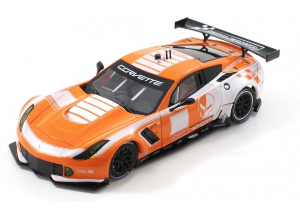 Scaleauto R-series SC-6179D - Corvette C7.R GT3 Cup Car - Racing Kit in White/Orange